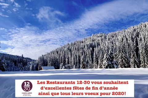 Horaires de fin d'année 2019